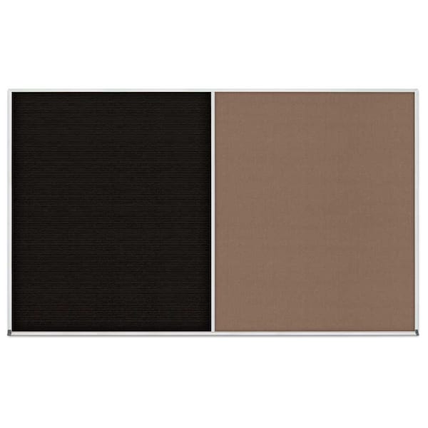 Enclosed Corkboard, 1 Door, 48"x36", 4" Fra
